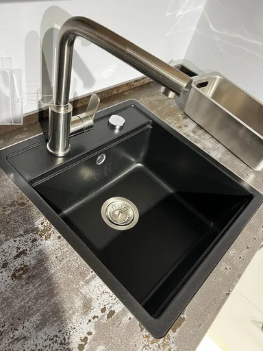 Nobilia Touch Inselküche Steingrau